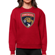 Жіноча толстовка з круглим вирізом та логотипом команди Florida Panthers  червона