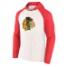 Чоловіча футболка з капюшоном Чикаго Blackhawks Fanatics White Winger Raglan