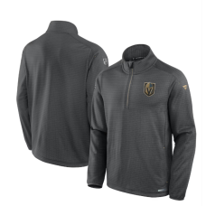 Полевер фанатів Вегас Golden Knights Authentic Pro Rink на чверть блискавки - сіра Полевер фанатів Вегас Golden Knights Authentic Pro Rink на чверть блискавки - сіра