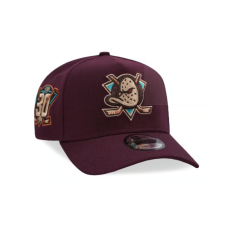Кепка New Era Anaheim Ducks Maroon Prime Edition 9Forty A Frame Snapback до 30-ї річниці