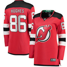 Жіноча домашня футболка Джека Хьюза "Нью-Джерсі Девілз" для фанатів - червона