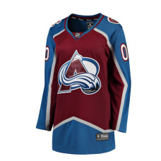 Жіноча домашня футболка фанатів команди Colorado Avalanche Breakaway Custom - бордова