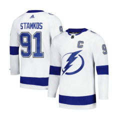 Чоловіча футболка adidas Steven Stamkos White Tampa Bay Lightning Away Primegreen Authentic Player